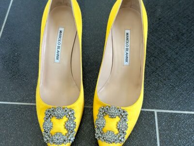 Yellow Manolo Blahnik