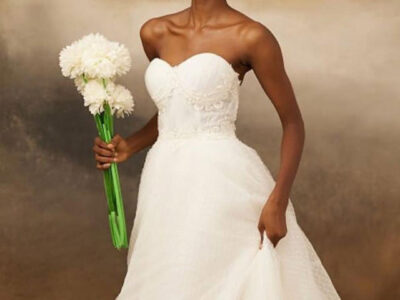 Tube Lace White Wedding Dress