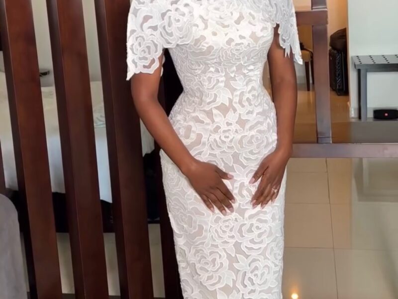 White Wedding Lace Dress