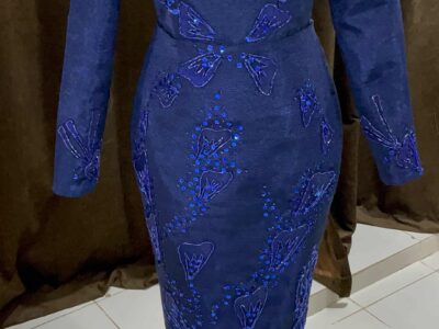 Beaded Aso Oke